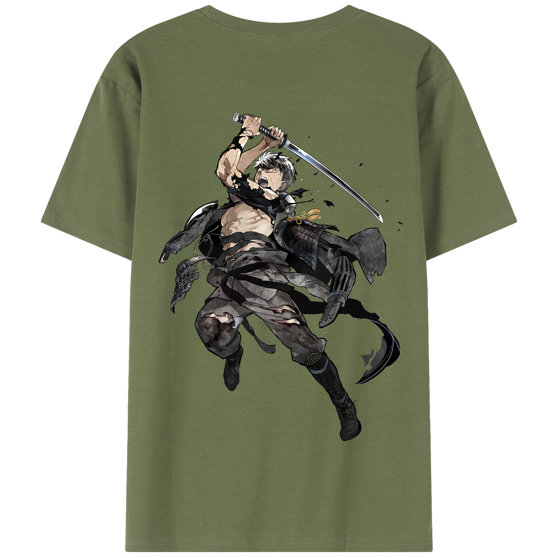 （画像用） 刀剣乱舞 Touken Ranbu 綿100％半袖Tシャツ（背面プリント）